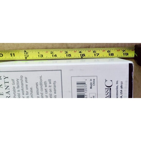 Portable Golf Cart Windshield by Classic Accessories- Clear Windshield, NEW - Picture 4 of 5